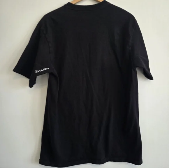 Volcom Stone Logo Graphic T-Shirt | Black Skate Surf Tee | Size Large - Picture 4 of 6